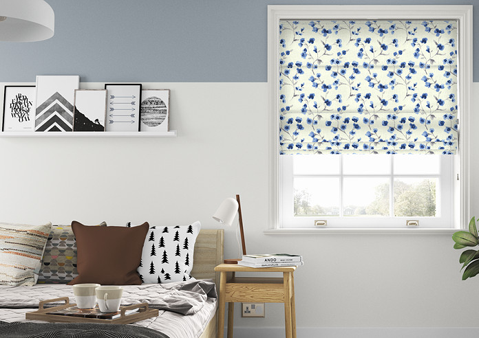 Como, Indigo - Roman Blind - Image 3
